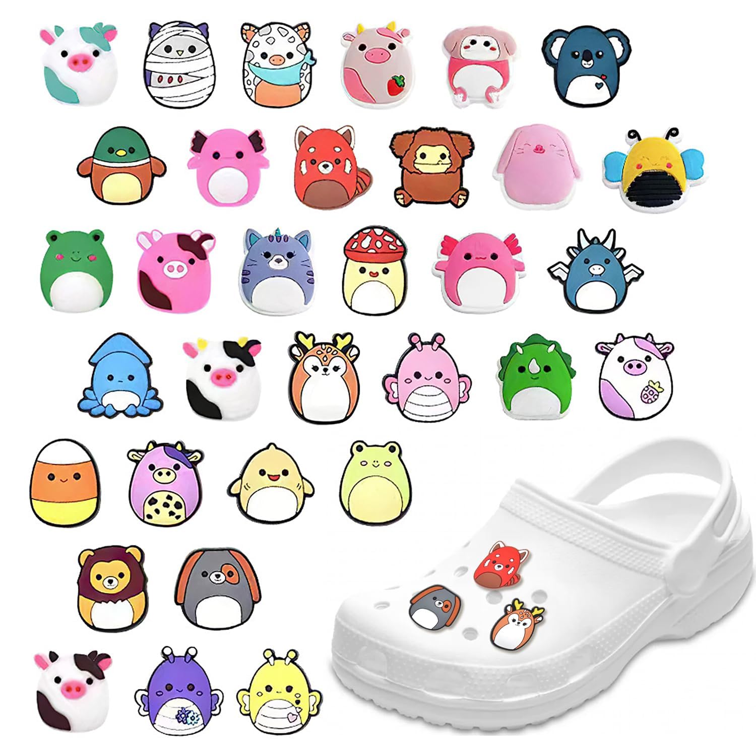 Shoe Decor Charms Pack Of 30, 36 Pack Different Shoes Charms Decoration For Clog Accessories Girls Boys Teens Kids Birthday Party Gifts Decorates Your Shoes Clips (36PCS + Multiple colors) (B0D7HNDF11) Amazon Price History, Amazon Price Tracker