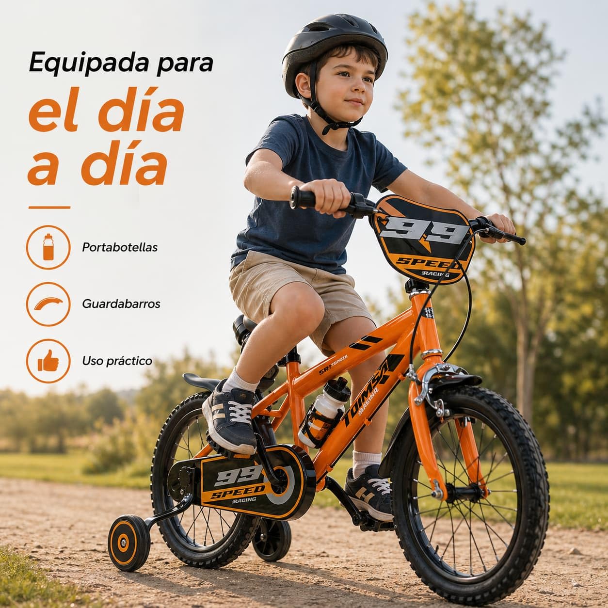 TOIMSA Bicicleta 16" Speed Racing