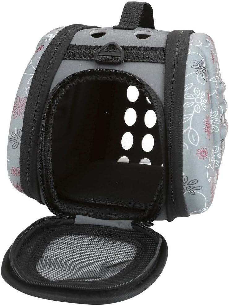 Mogoko Collapsible Hard Cover Sturdy Pet Travel Carrier, Portable Lightweight Pet Kennel Comfortable EVA Transporter Airline Approved…