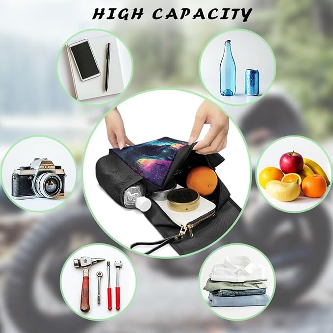Bolsa de tanque impermeable ATV para motocicleta Forest Wolf miniatura 5