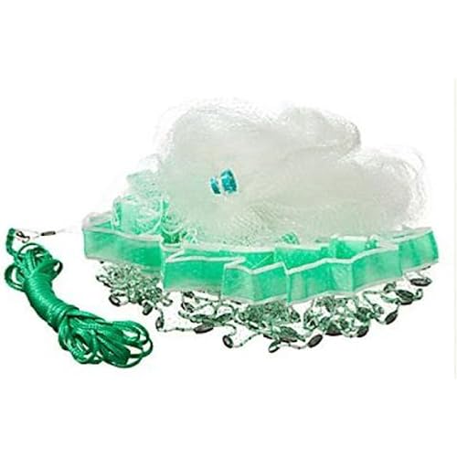 Betts 10PM Old Salt Mono Cast Net, 10', 3/8" Mesh, 1 lb Per Foot Yellow