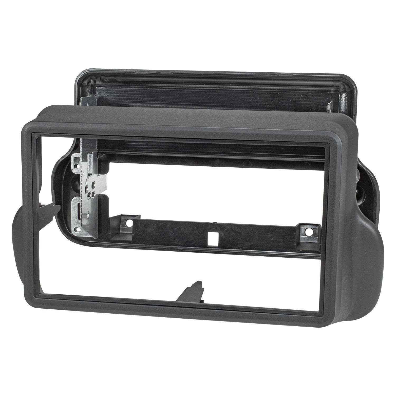 tomzz Audio 2414-105 Panel de Radio Doble DIN Compatible con el Fiat Panda a Partir de 2012 y el Pandina a Partir de 2025, Color Negro