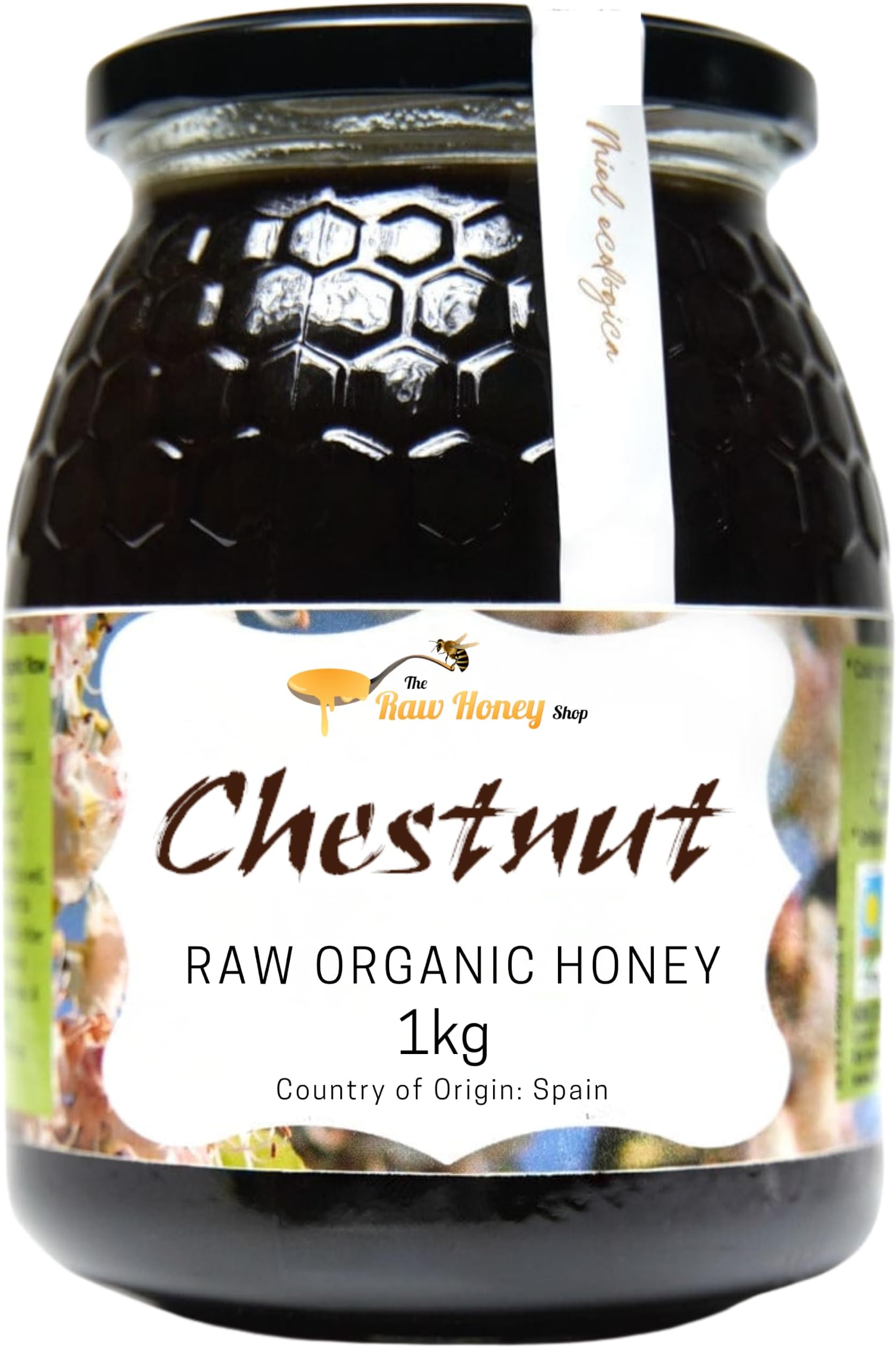 Antonio's CHESTNUT RAW ORGANIC HONEY, 1kg - The Raw Honey Shop
