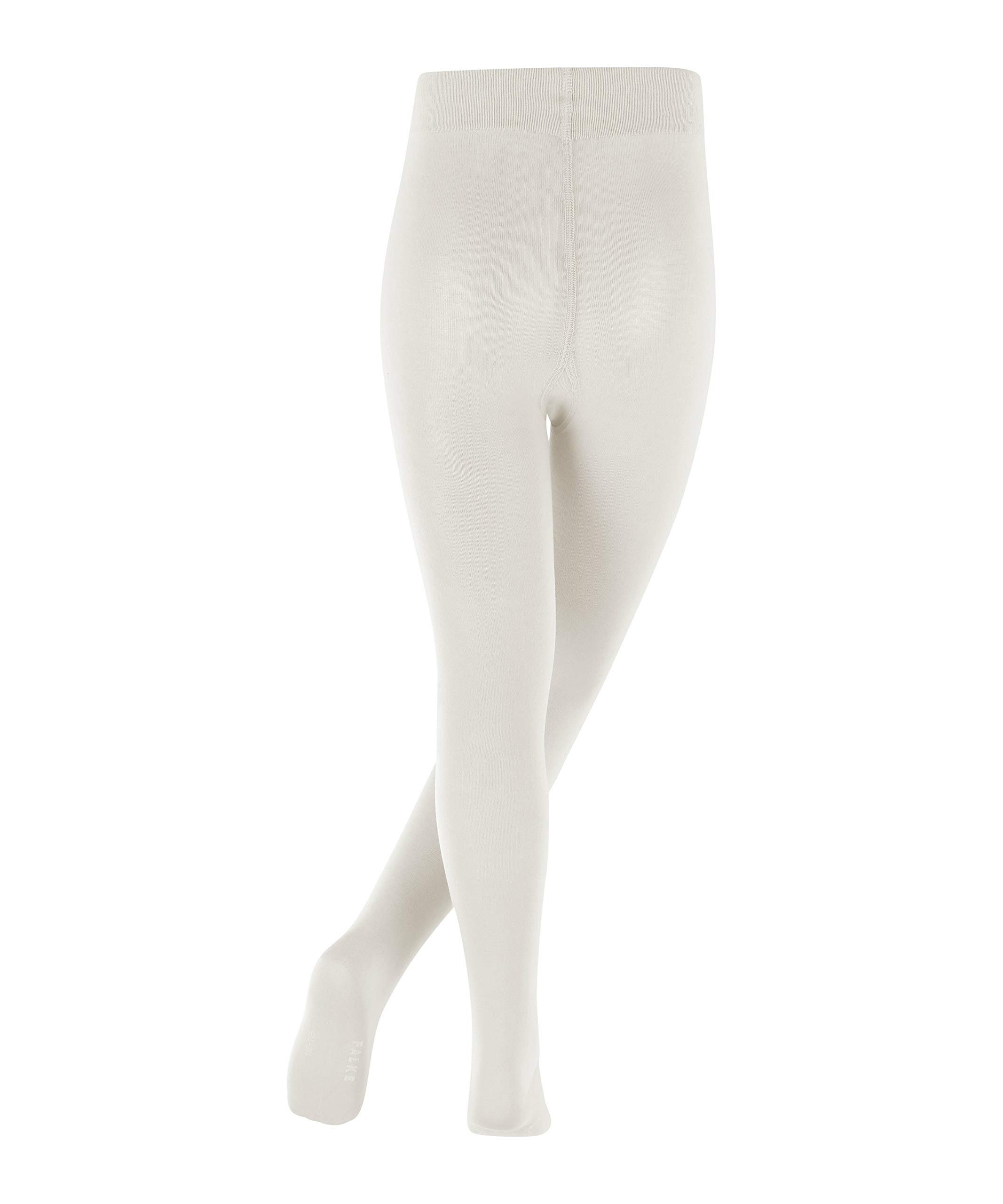 Falke - Leotardos para niña, talla 110-116 - talla alemana, color Blanco (Wollweiss)
