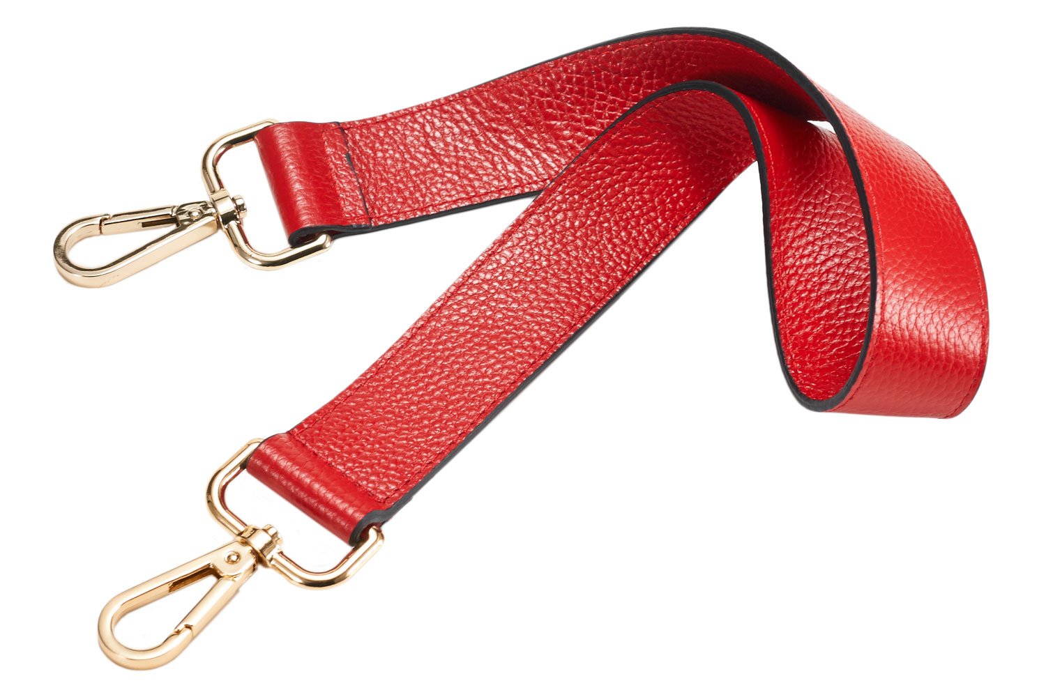 24.8” Leather Replacement Strap for Handbags Shoulder Bag with Metal Buckles