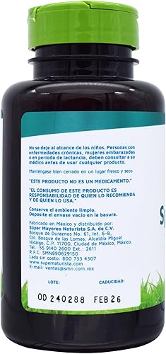 Miniatura 4 de Vidanat Algas espirulina 200 tabletas 400 mg por tableta Superalimento natural para energía, apoyo inmunológico y desintoxicación 200 tabletas