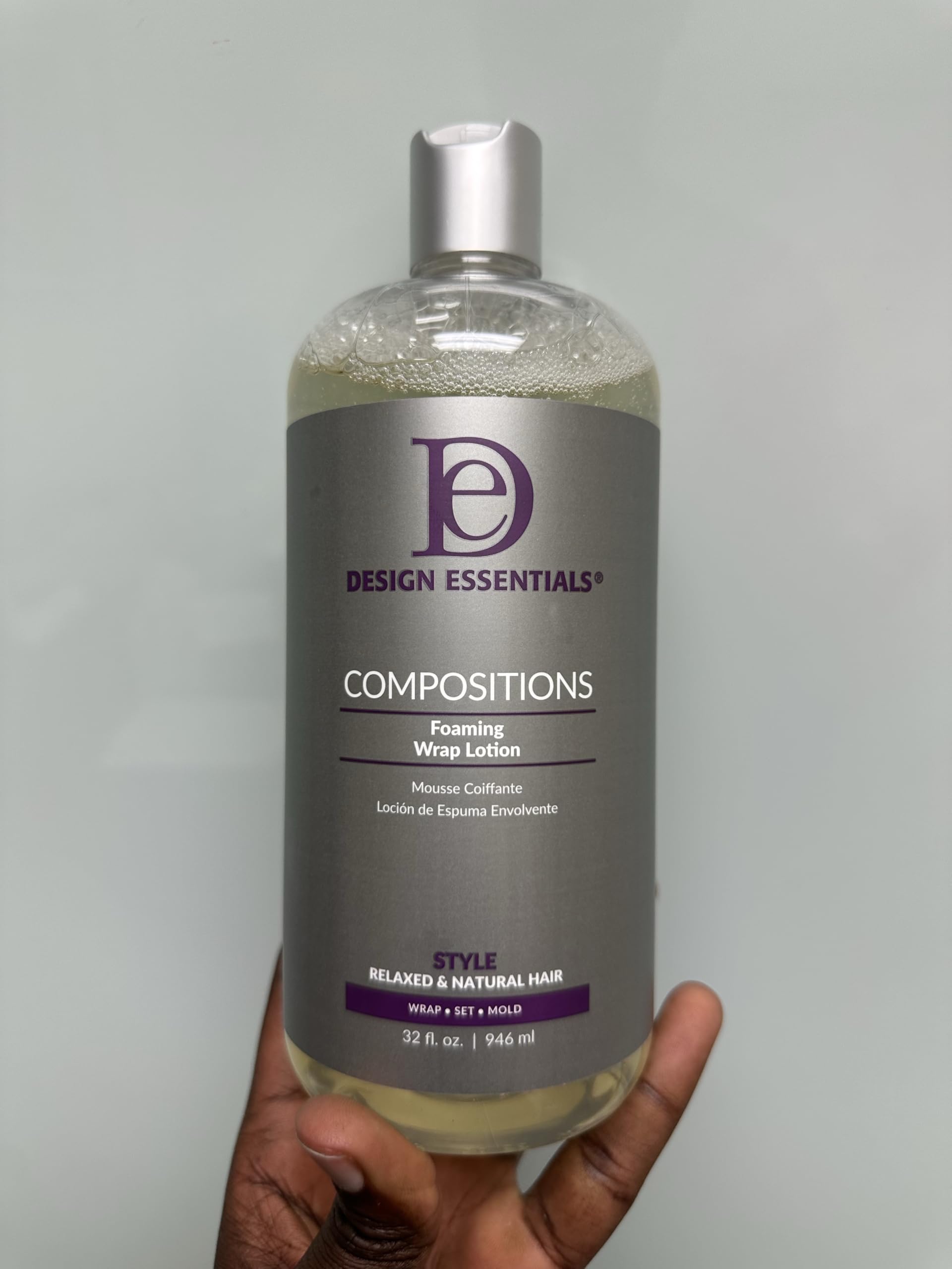 Design Essentials Compositions Foaming Wrap Lotion Refill for Natural and Relaxed Hair