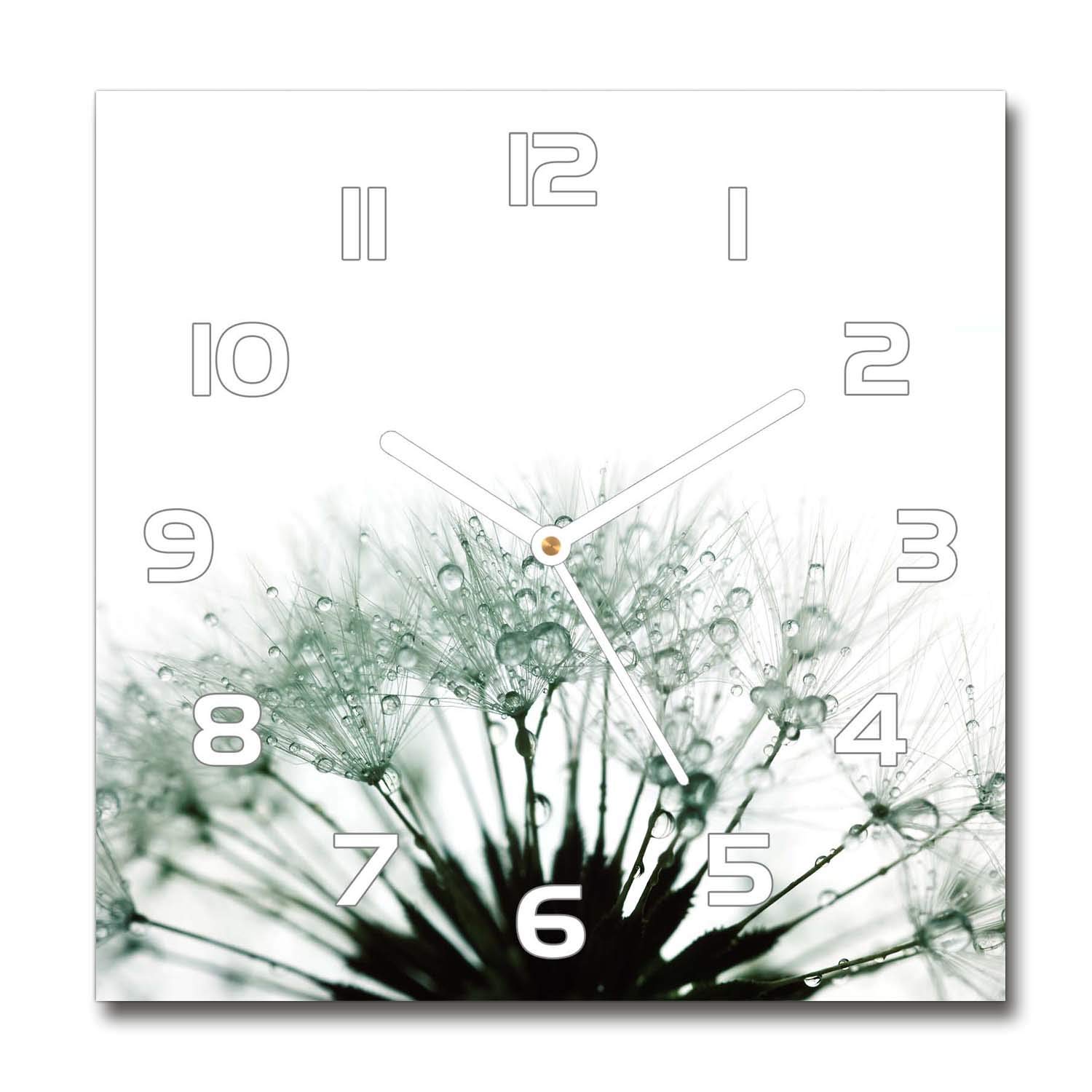 Silencieuse sur pied salon horloge en verre sans tic-tac pour retrouver le calme