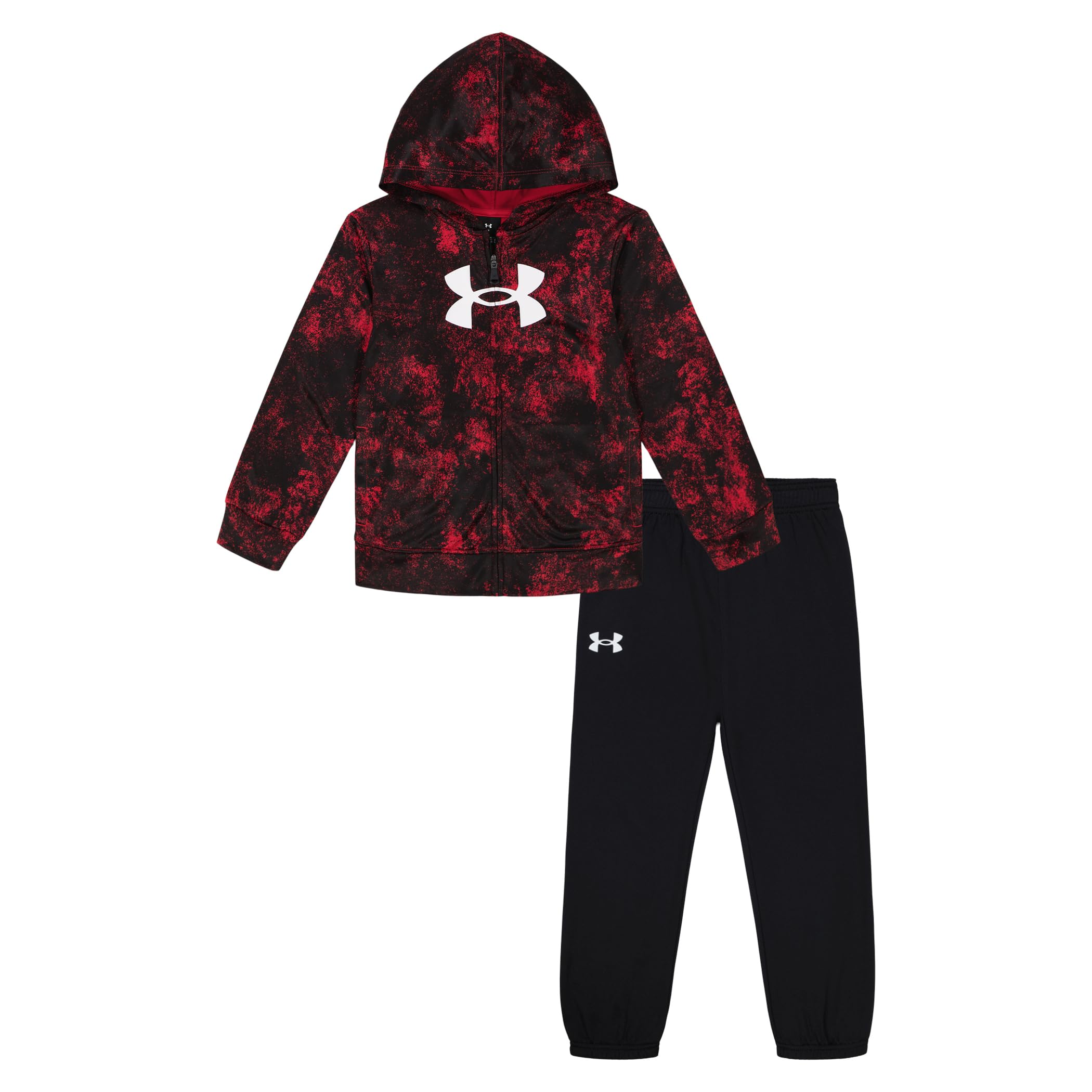 Under Armour Boys' 2-Piece Hoodie Set, Full Zip Sweatshirt and Fleece Pants