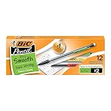 BIC Xtra Smooth Mechanical Pencil, 0.7 Mm, Hb (#2.5), Black Lead, Clear Barrel, Dozen – view 1
