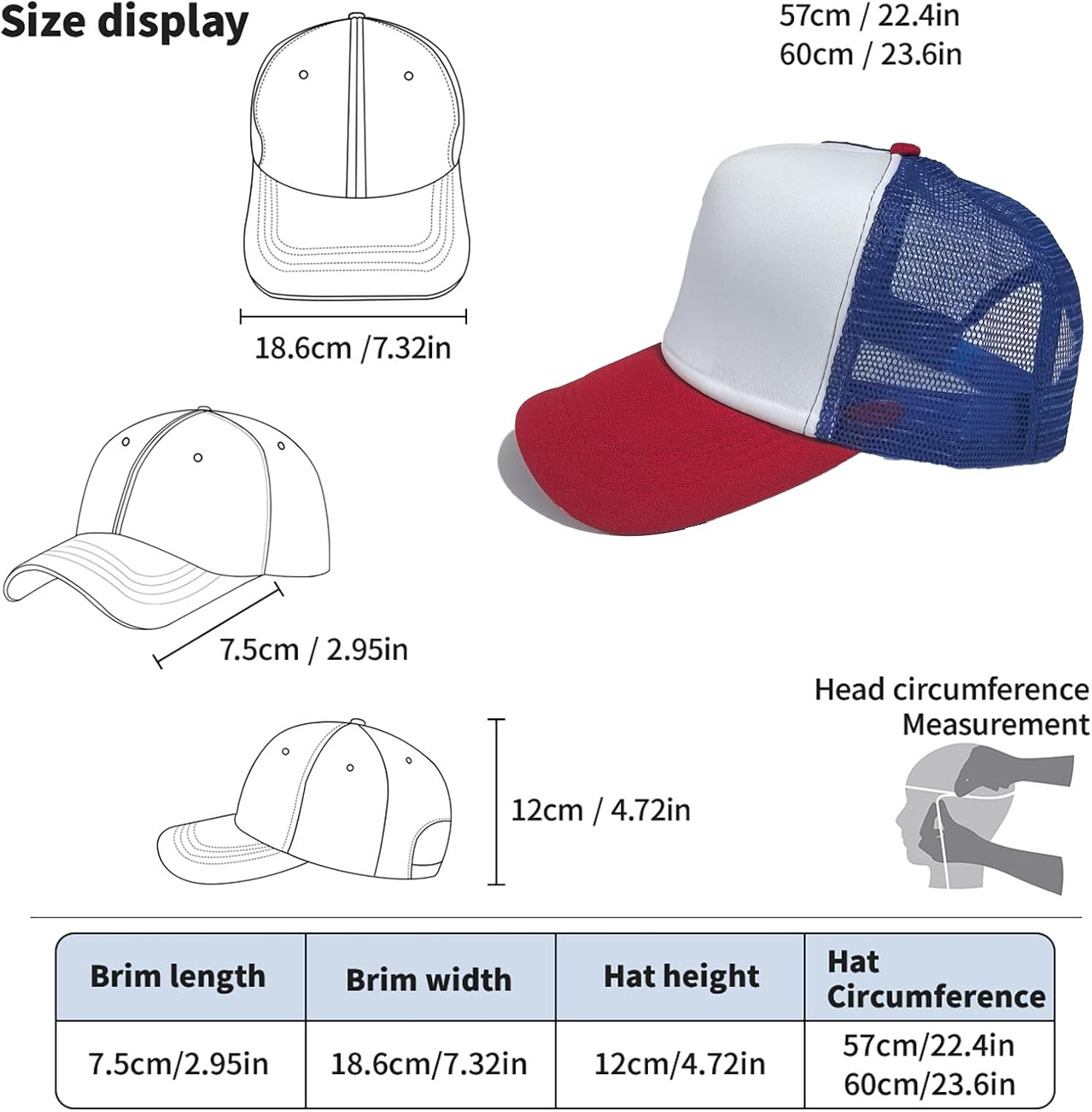 Funny Hats for Adult Humor Adjustable Cotton Baseball Cap Funny Trucker Hat Boyfriend Gag Gifts for Adult Humor - Image 4