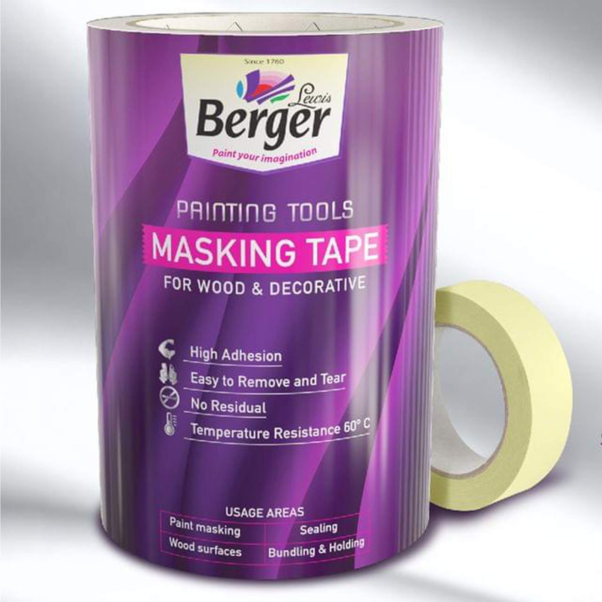 Berger Paints 20 Metre Masking Tape with High Adhesion for Multipurpose Application (48MM) (B08HVXVRTZ) Amazon Price History, Amazon Price Tracker