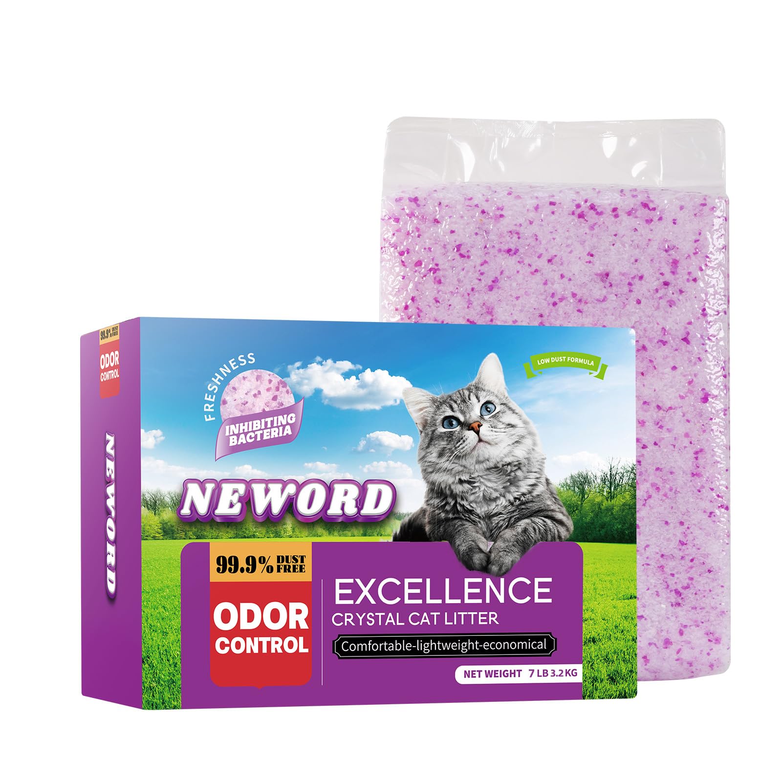 NEWORD Crystals Cat Litter