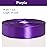 YASEO 1 Inch Purple Solid Satin Ribbon, 50 Yards Craft Fabric Ribbon for Gift Wrapping Floral Bouquets Wedding Party Decoration