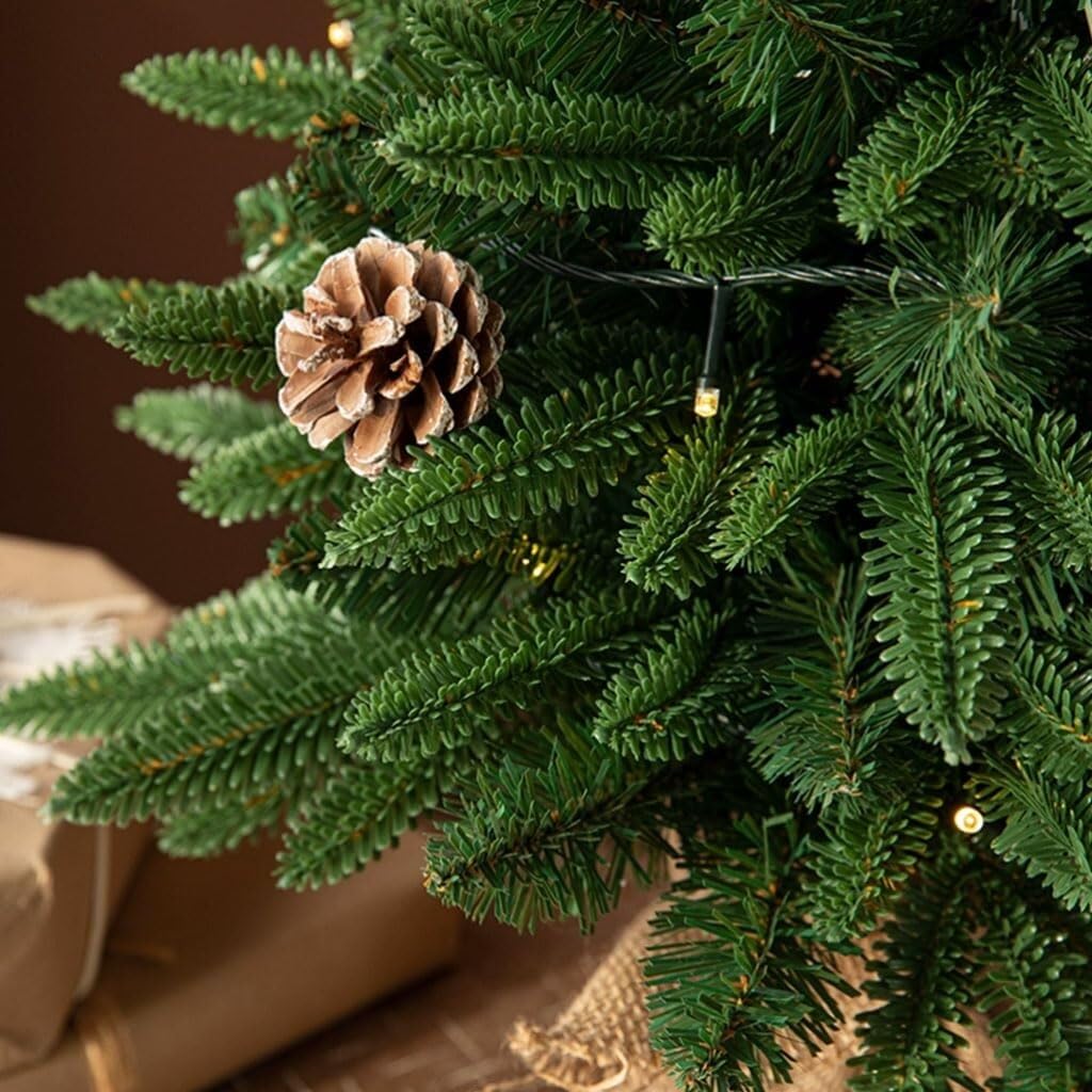 Sapin De Noël Artificiel sans Lumières, Sapin De Table avec Base en Toile De Jute, Décorations for La Maison(45CM)