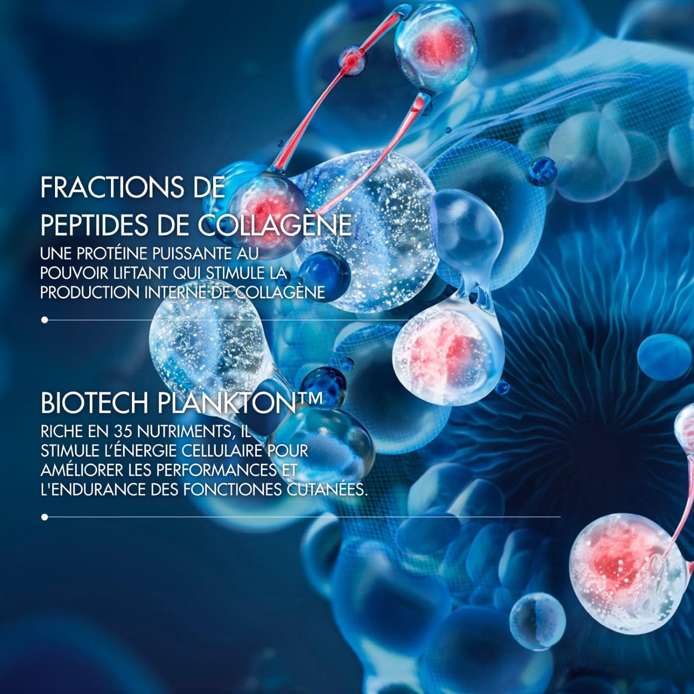 Biotherm, Blue Peptides Uplift Crème Anti-Âge Riche, Nourrit & Raffermit, Enrichie en Biotech Plankton & Collagène, Pour Tous les Types de Peau, 50 ml