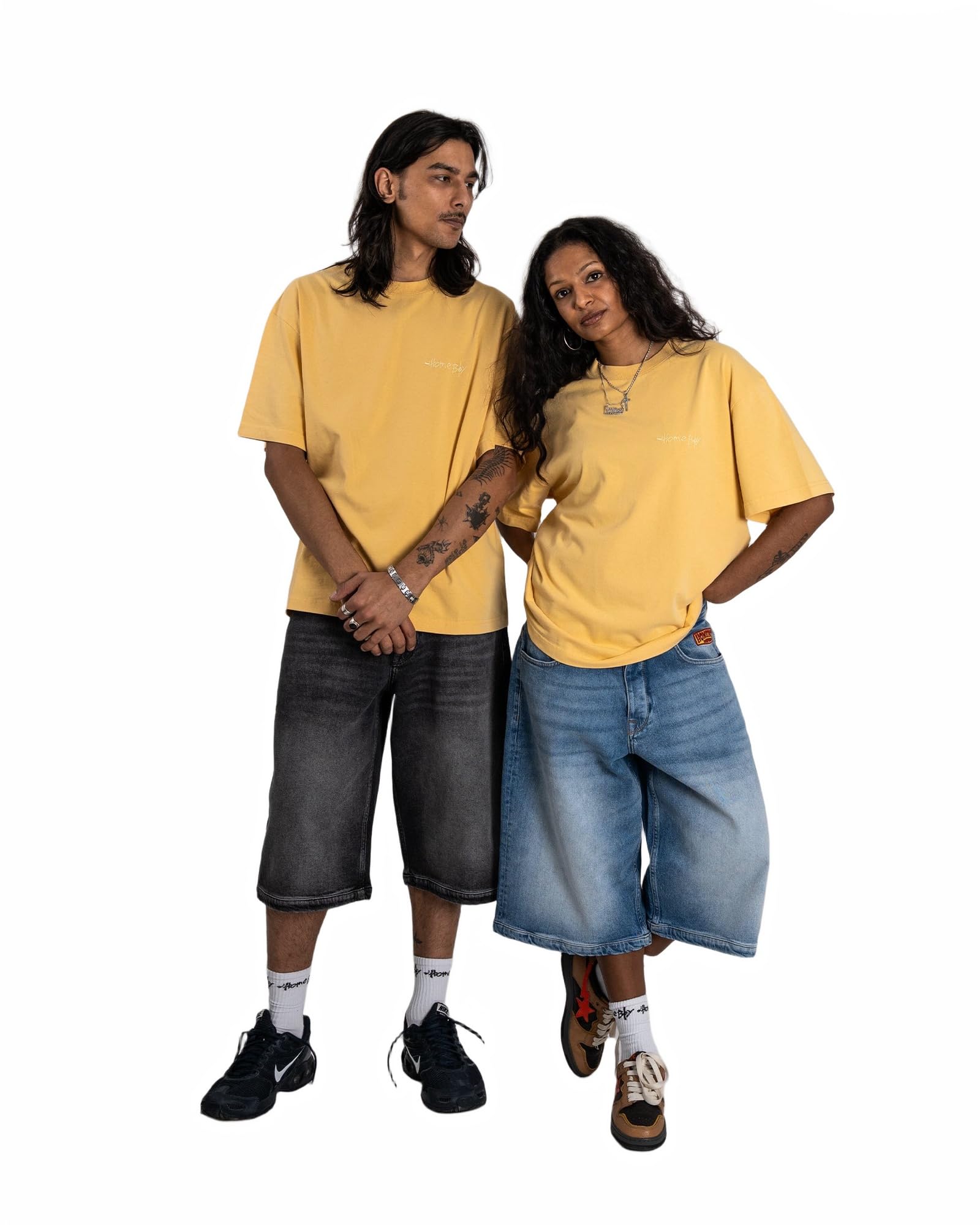 Homeboy Unisex Pencil T-Shirt Yellow XS