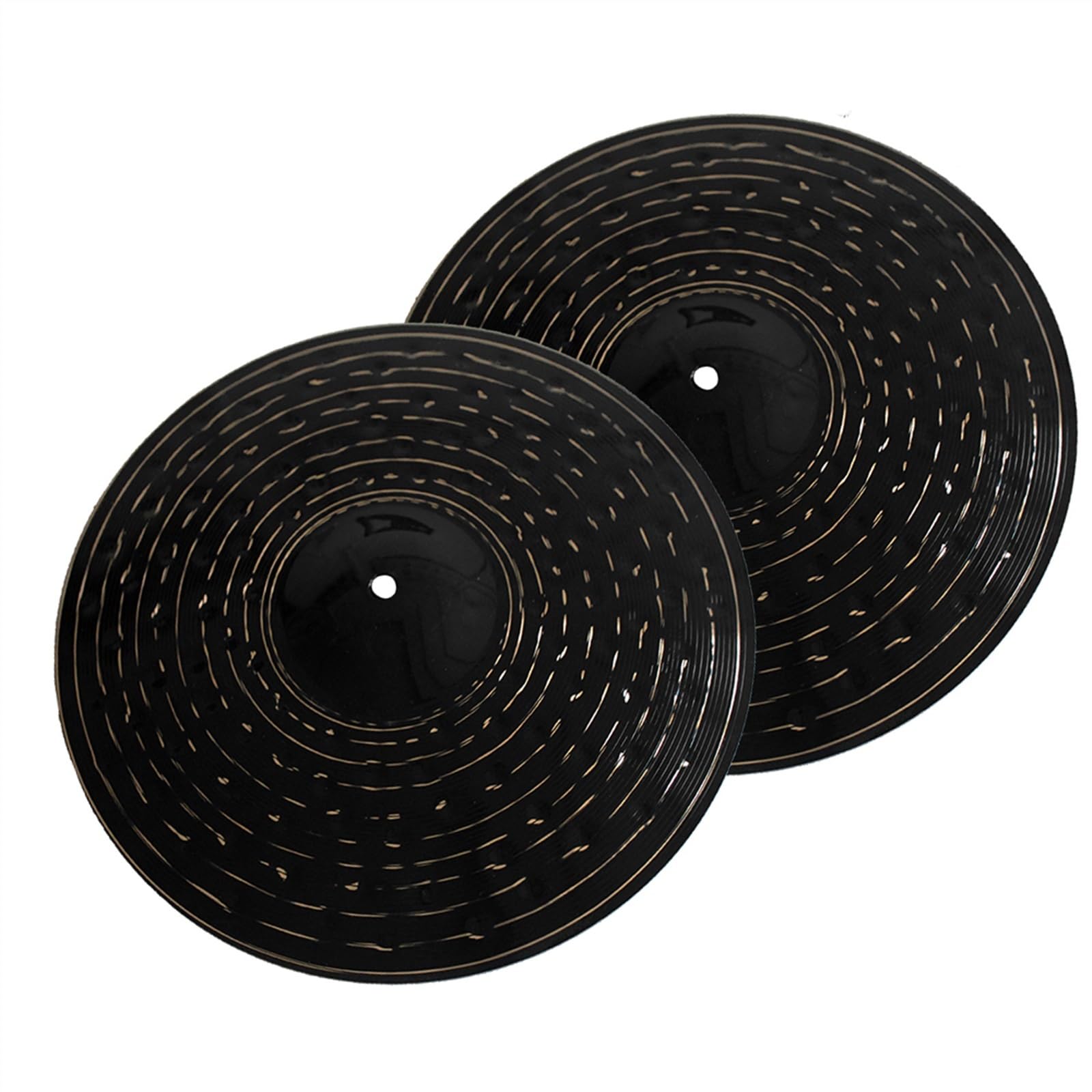 Cymbale Hi-Hat 14 Pouces pour Instrument À Percussion Drummers Cymbales pour débutants
