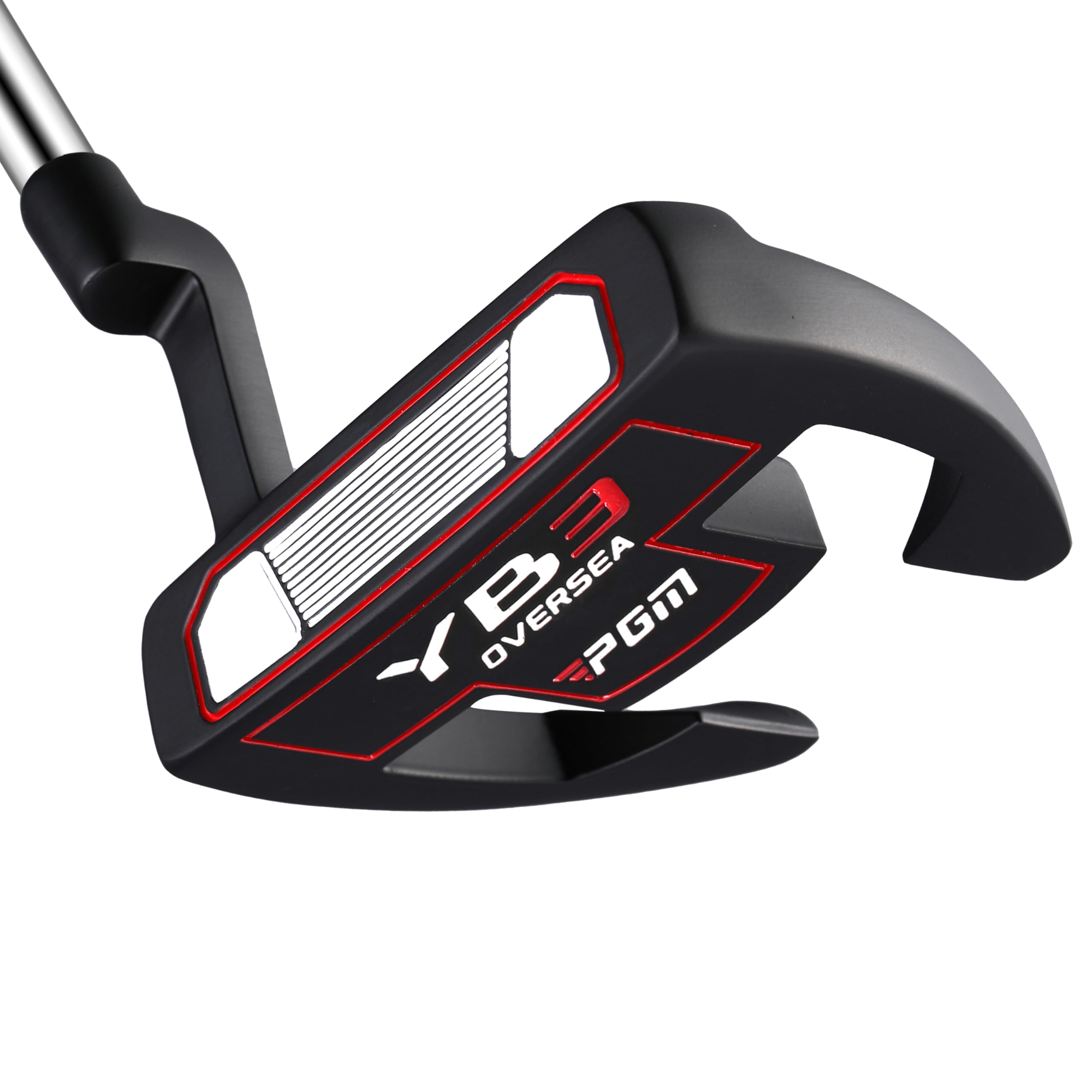 PGM Golf Putter for Men and Women Left Handed - Anti-Twist Mallet Design with Alignment Guide & Stepped Shaft - Low Center of Gravity for Smooth, Accurate Putts - 35 inch
