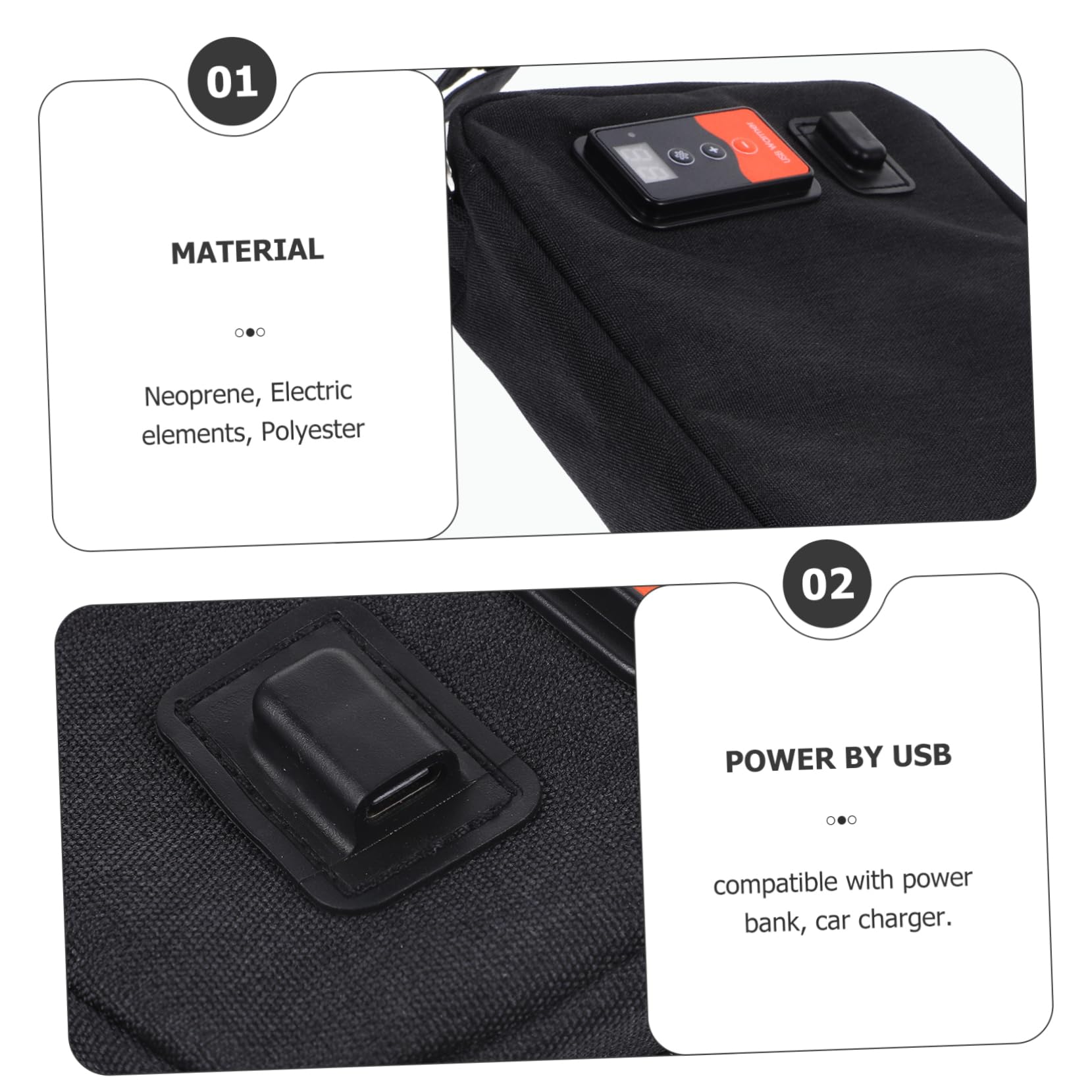 YARNOW Calentador De Toallitas Usb Portátil Para Bebés Dispensador De Toallitas Húmedas De Temperatura Para Uso Doméstico y Viajes