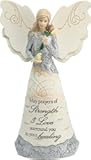 Pavilion Gift Company 82348 Strength and Healing Angel Figurine, 6-1/2-Inch, White