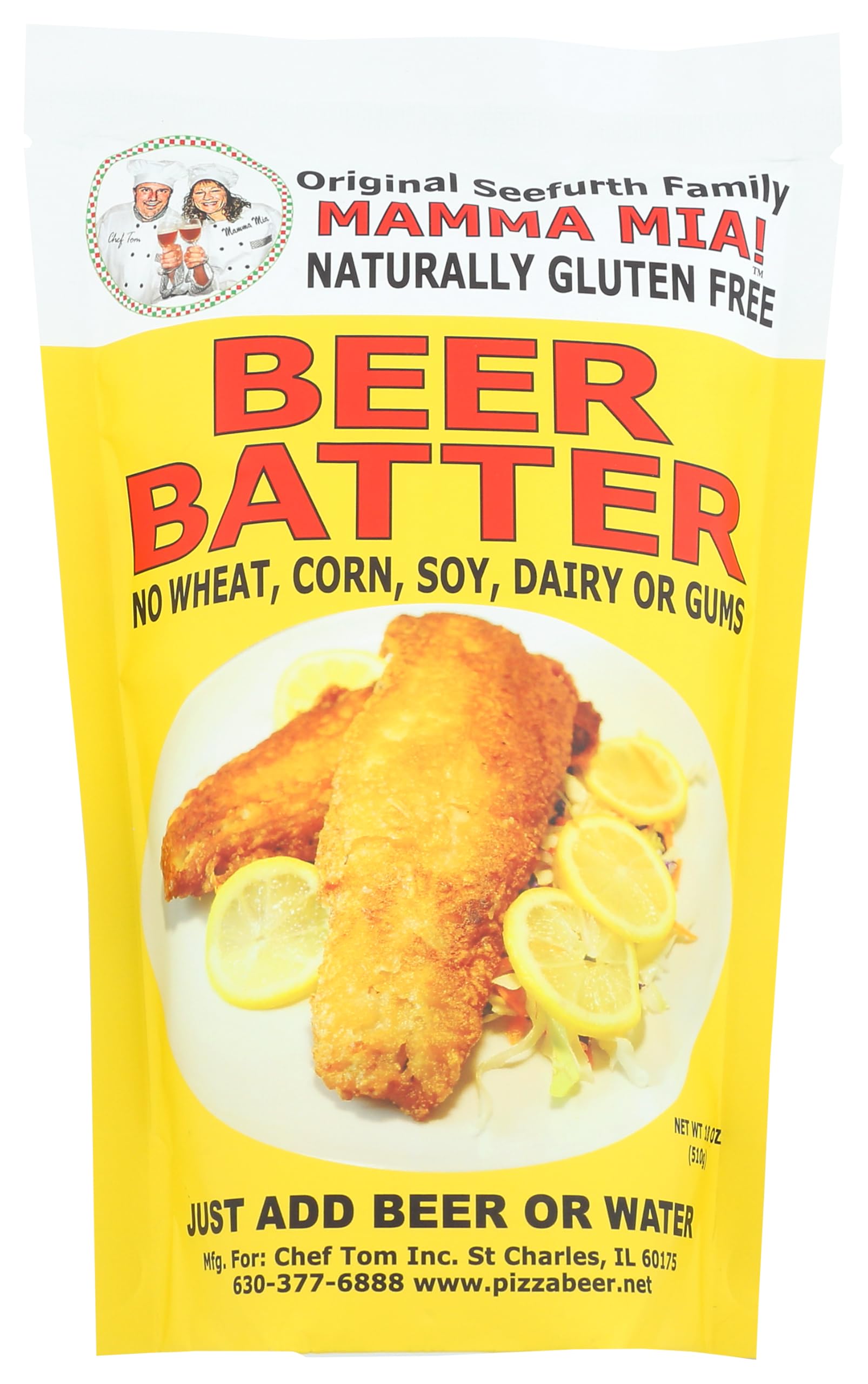 MAMMA MIA Beer Batter Fry Mix, 18 OZ