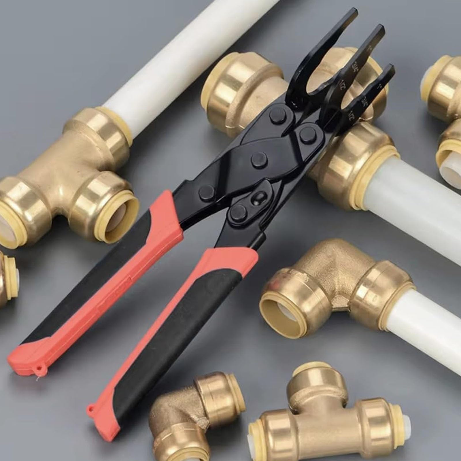 Narzędzie do odłączania złączek Push-to-Connect, narzędzie do usuwania wielu rozmiarów do rur miedzianych 1/5.1 cm, 3/10.2 cm, 2.5 cm PEX PVC