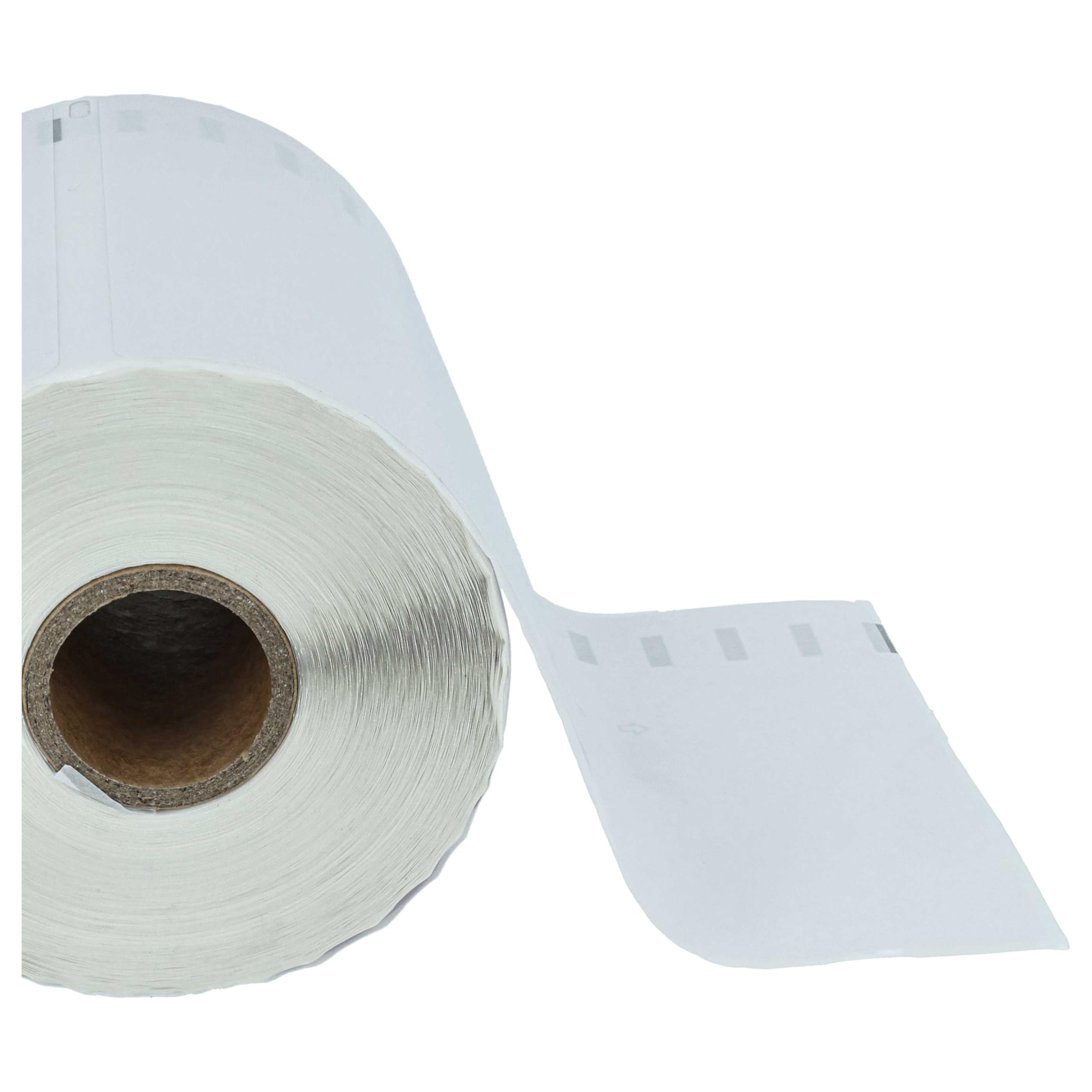 vhbw 10x rotolo etichette 104mm x 159mm (220 etichette) sostituisce Dymo S0904980 per etichettatrice bianco