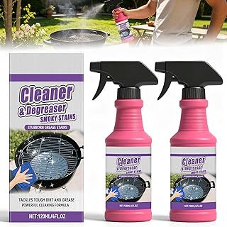 2PCS Fast-Acting Heavy-Duty Grill Degreaser Spray
