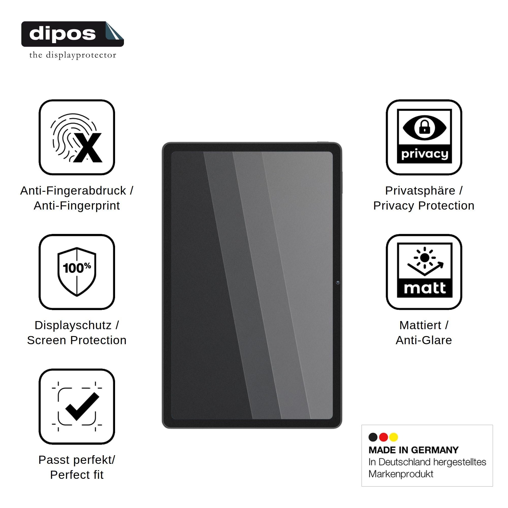dipos Protector de Pantalla Antiespía para Nubia Pad Plus