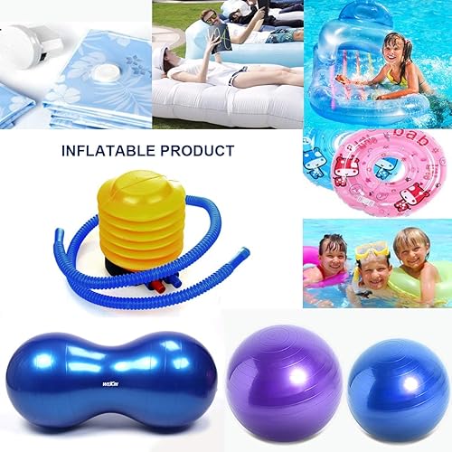 Miniatura 6 de Bomba de pie Bomba inflable deportiva para inflables, yoga, cama, colchón, barco inflable, pelota de ejercicio, globo, bolas, anillo de natación y