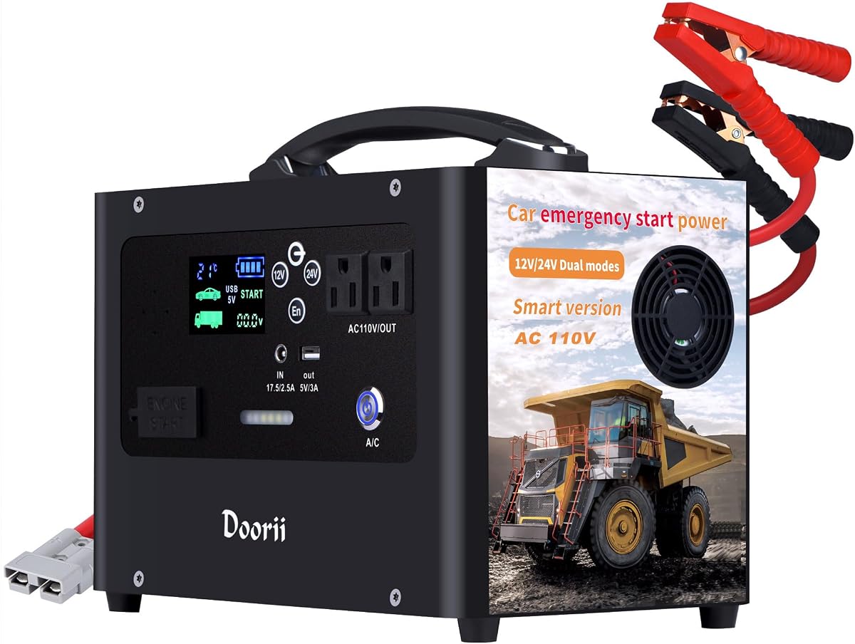 V10 10000A Car Jump Starter 12V/24V Heavy Duty Truck Jump Starter