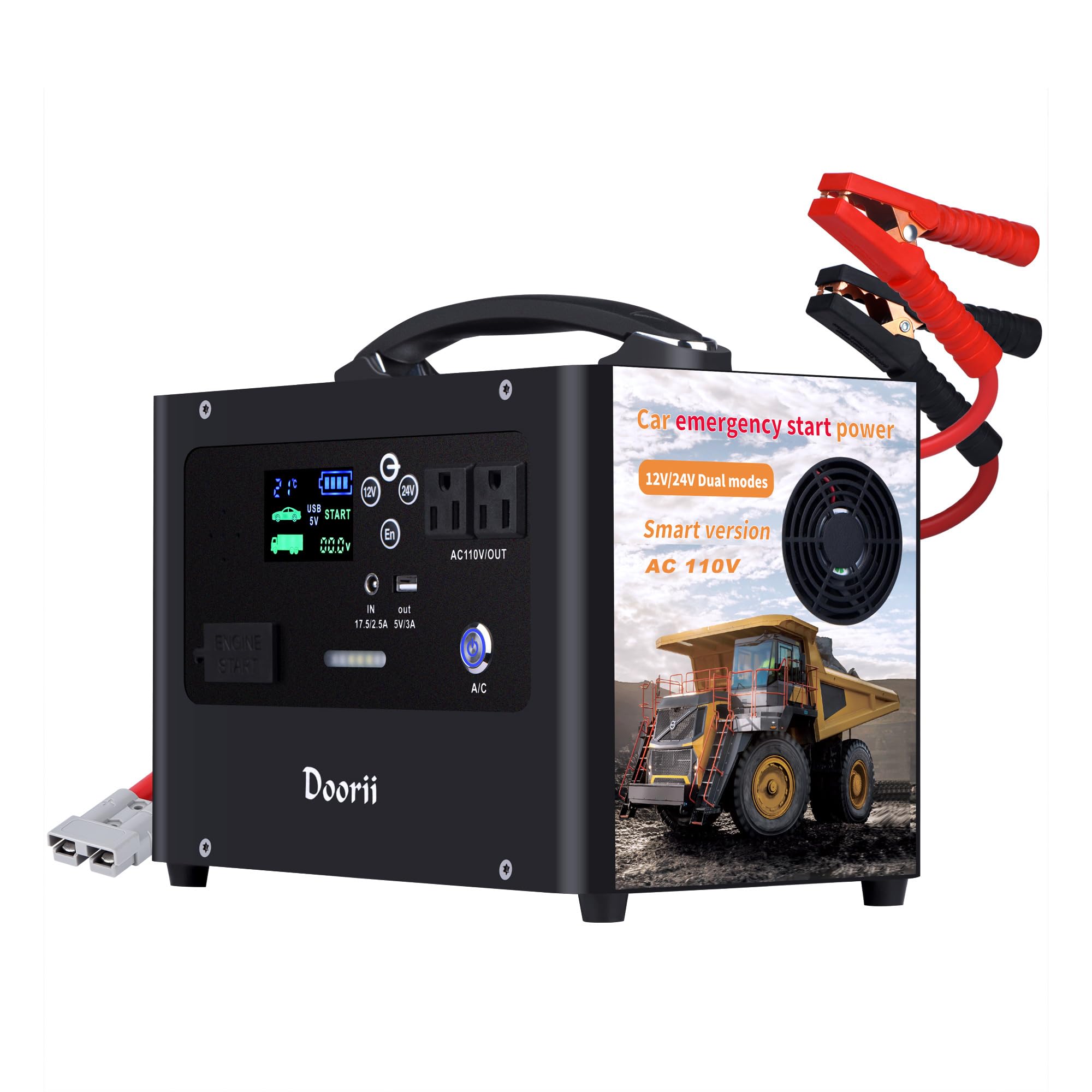 Doorii V10 10000A Car Jump Starter (12V/24V)