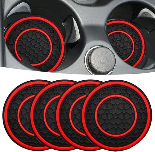 Miniatura 15 de Posavasos para automóvil, universales, impermeables, antideslizantes, con soporte para tazas, a prueba de filtraciones, accesorios para el interior