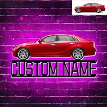Customized Photo Drag Racing Metal Sign with LED Lights,Personalized Drag Racing Neon Sign Wall Art for Room Decor,Unique Gift For Drag Racers, Car Lovers Gift, Dirt Late, Dirt Track Race (style 2)
