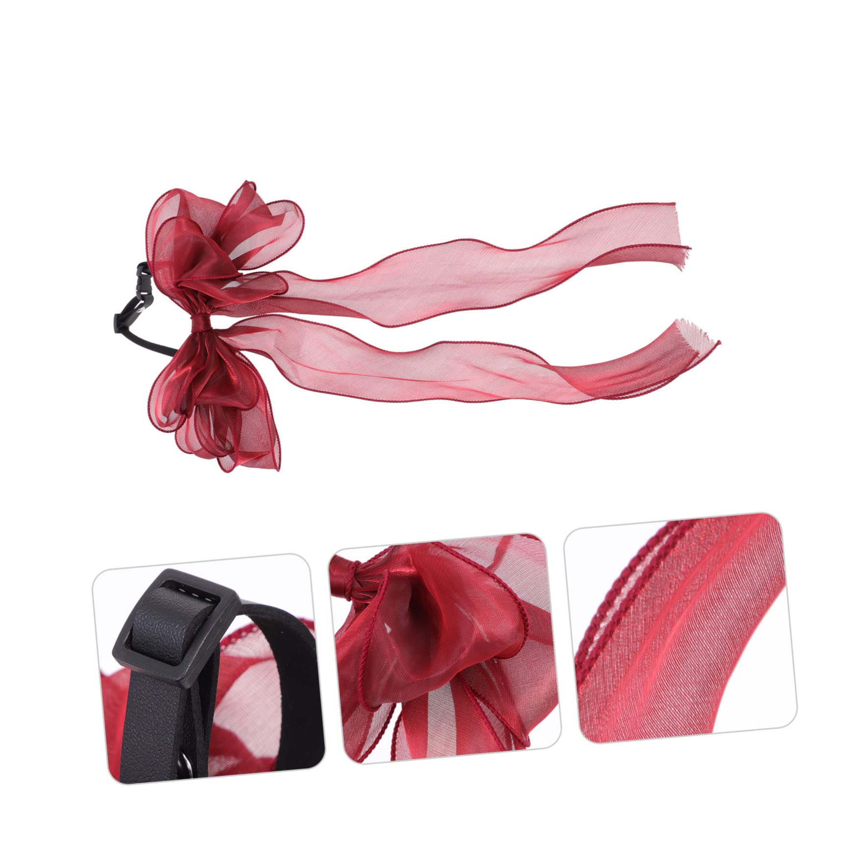 Sosoport Collier Réglable pour Et Chiens avec Nœud Accessoire Élégant pour Et Photos