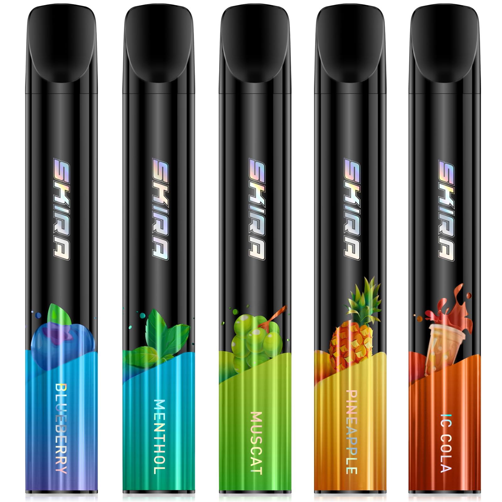 Amazon | 電子タバコ 使い捨て シーシャ 5風味セット 持ち運び VAPE