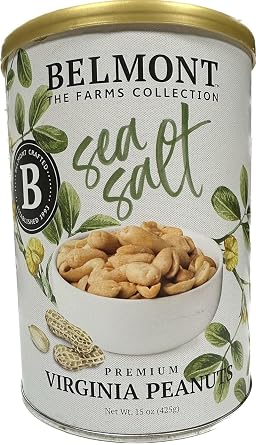 Generic Belmont Gourmet Virginia Peanuts 15 ounce, Belmont The Farms Collection Sea Salt Premium Virginia Peanuts