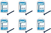 Vista 13 de Tapcon + Anclajes de hormigón de cabeza hexagonal de 3/8 x 2-1/4 pulgadas, 10 unidades, revestimiento climático azul resistente a la corrosión, uso