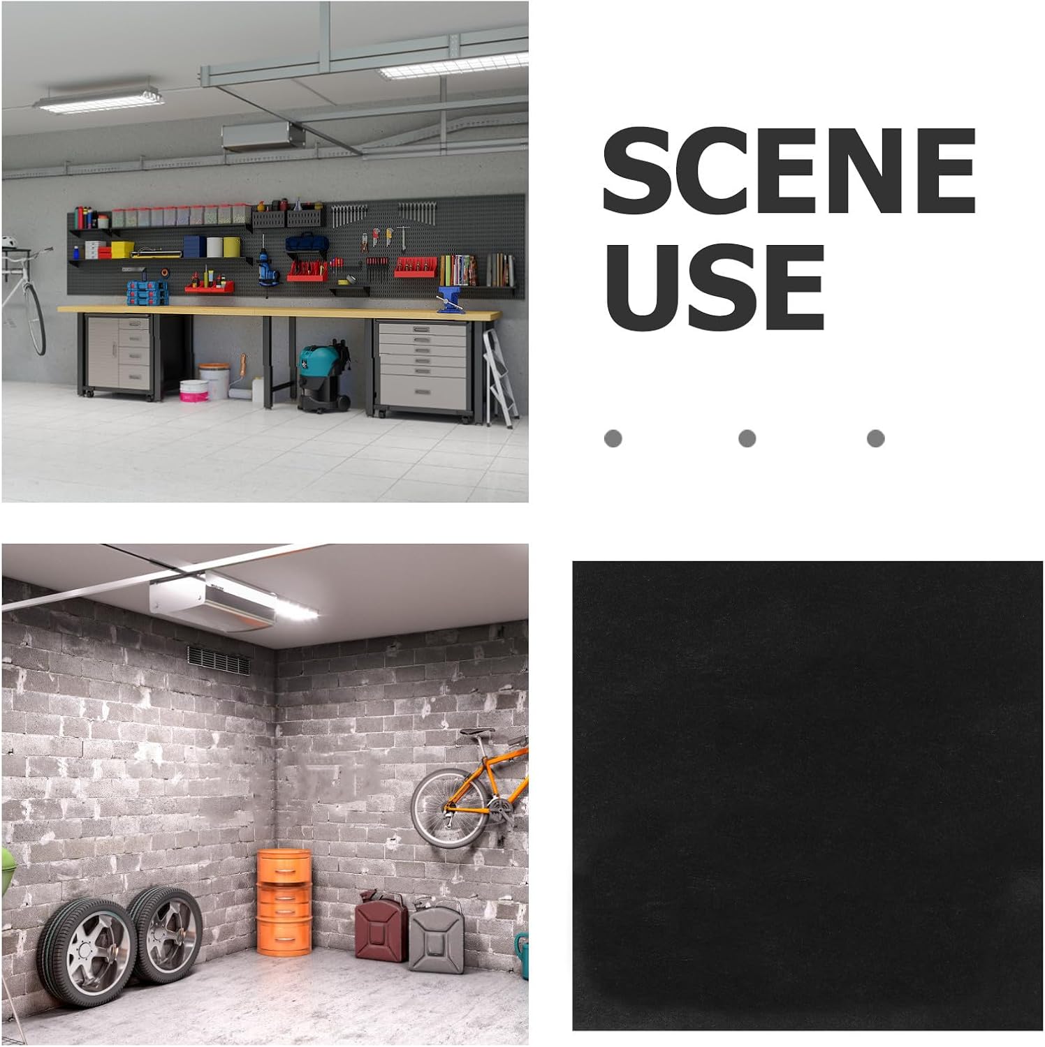 Heavy Duty Oil Absorbing Garage Floor Mat for Car and Motorcycle