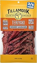 Tillamook Country Smoker Real Hardwood Smoked Sausages, Teriyaki, 12 Ounce