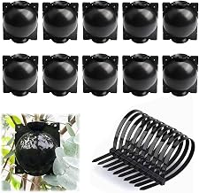 10 Pieces Plant Grafting Device, Reusable Root Box, Grow Box with 10 Cable Ties for Transplanting and Rooting