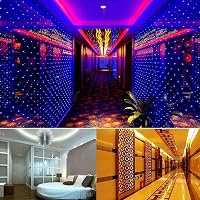 XUNATA RGB LED Szalag 2m, IP65 Vízálló, 230V, 60 LED/m, 24 Gombos Távirányítóval - Beltéri/Kültéri Dekoráció Karácsonyra, Partikra 4