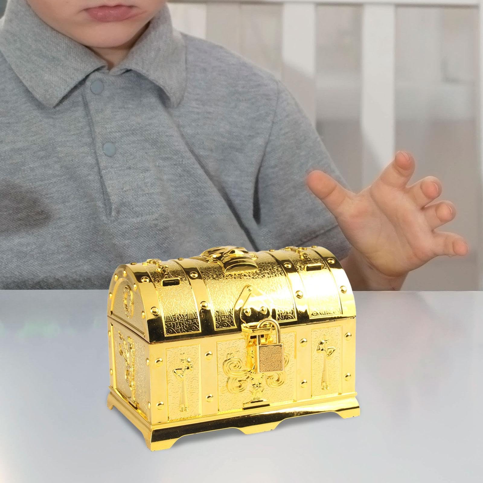 Qialexicon Pirate Treasure Chest Adventurous Treasure Box with