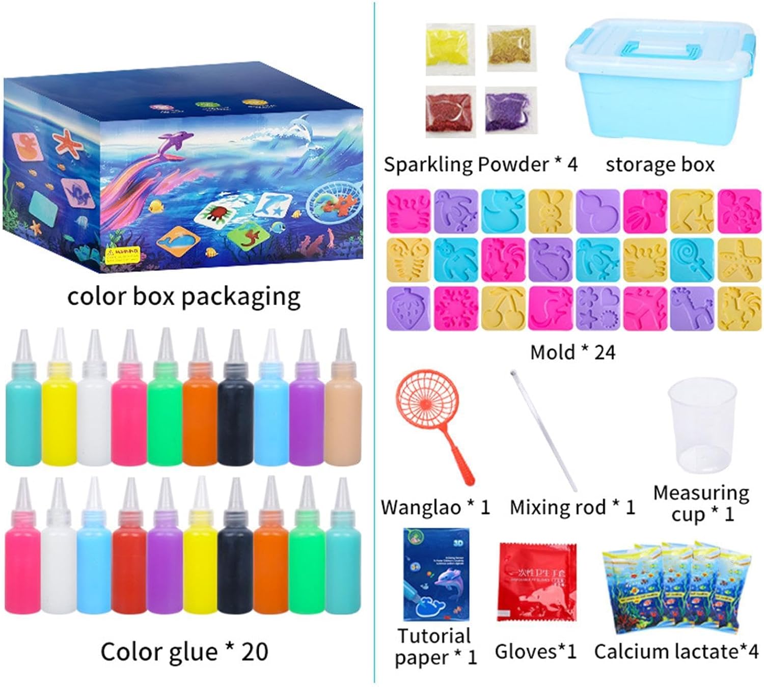 Gel Sculpting Collection, Rubbery Figure Station, Flexible Cartoon Series, Hand Eye Coordination Task, Free Artistic Experience, Crafting Pack for School, Classroom, Party