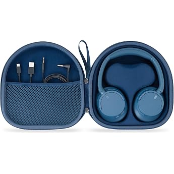 Case Compatible with JBL Tune JBL Tune 720 BT 770 NC 760 NC and Sony WH-CH720N WH-1000XM4 Wireless Bluetooth Headphones Travel Case with Removable Inner Compartment Dark Blue