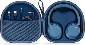 Case for Sony WH-CH720N WH-1000XM4 WH-CH700N and JBL 720BT 710BT 760 NC 770 NC Wireless Noise Cancelling Headphones, Travel Case Carrying Cover Bag with Removable Inner Support Dark Blue