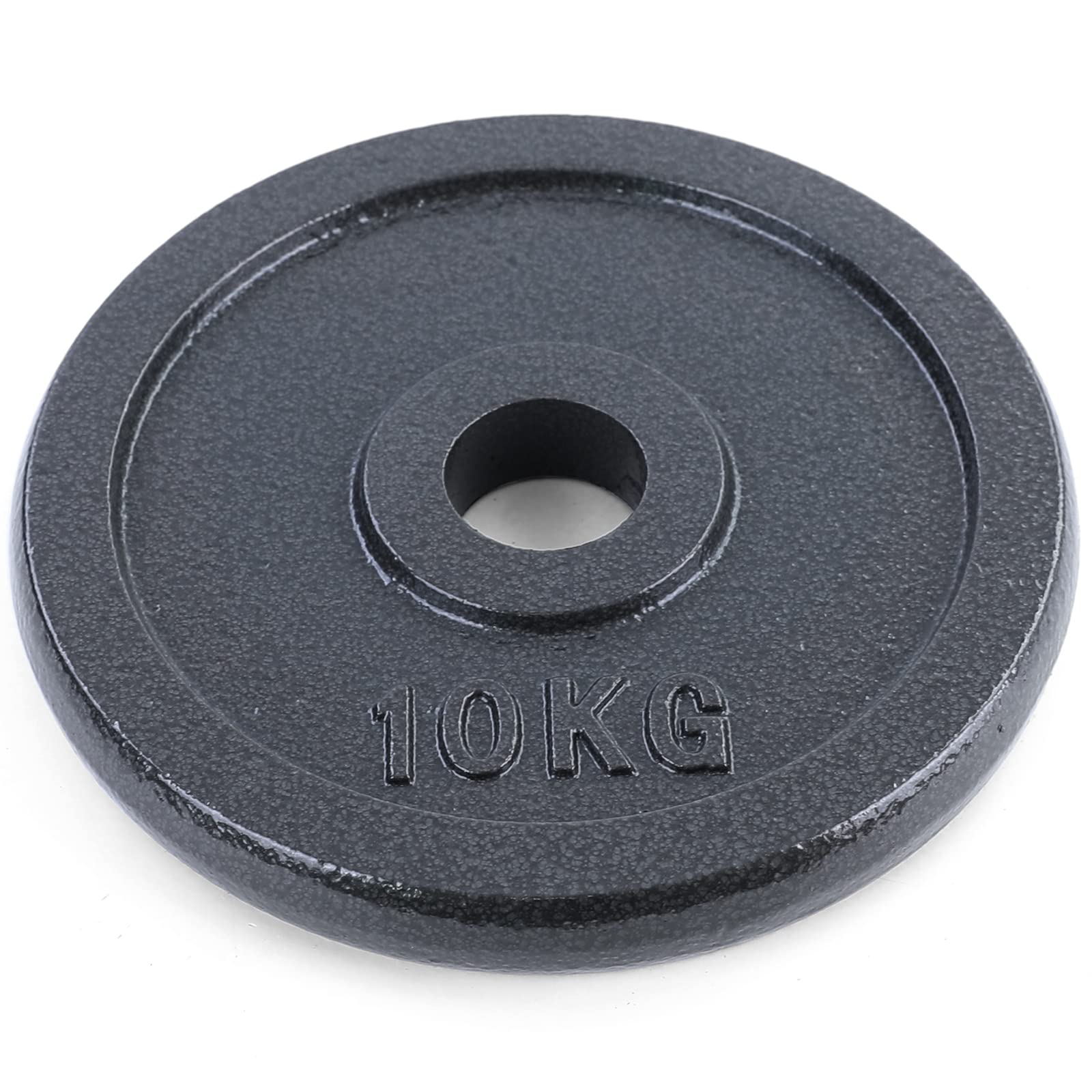 20 kg Olympia 50mm Hantelscheiben Set 2x 10kg Gusseisen in Schwarz