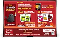 Vista 6 de Exploding Kittens Edición original – 2 – 5 jugadores – A partir de 7 años – 15 minutos para jugar – Juego de cartas de alto riesgo – Juego
