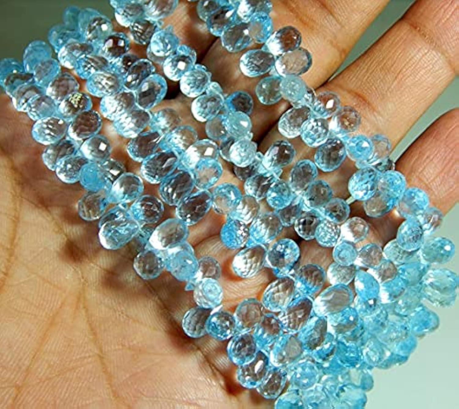 Perles en labradorite naturelle pour créer vos propres bijoux bohèmes chics au quotidien